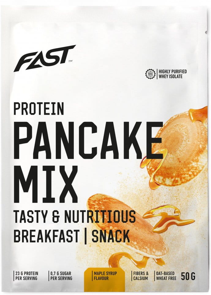 FAST pancakes - mezcla de proteínas para panqueques 50 g - jarabe de arce