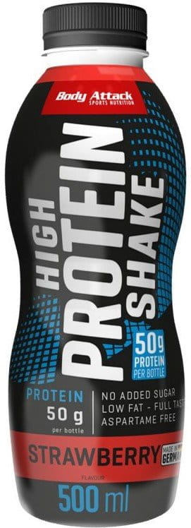 Bebida láctea proteica Body Attack High Protein Shake 500 ml