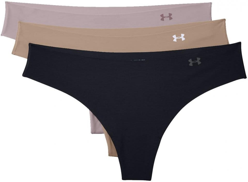 Bragas Under Armour PS Thong 3Pack -BLK - Top4Fitness.es