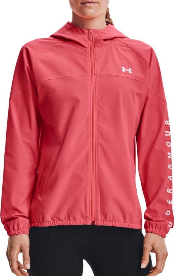 Chaqueta con capucha Under Armour Woven Hooded Jacket-PNK
