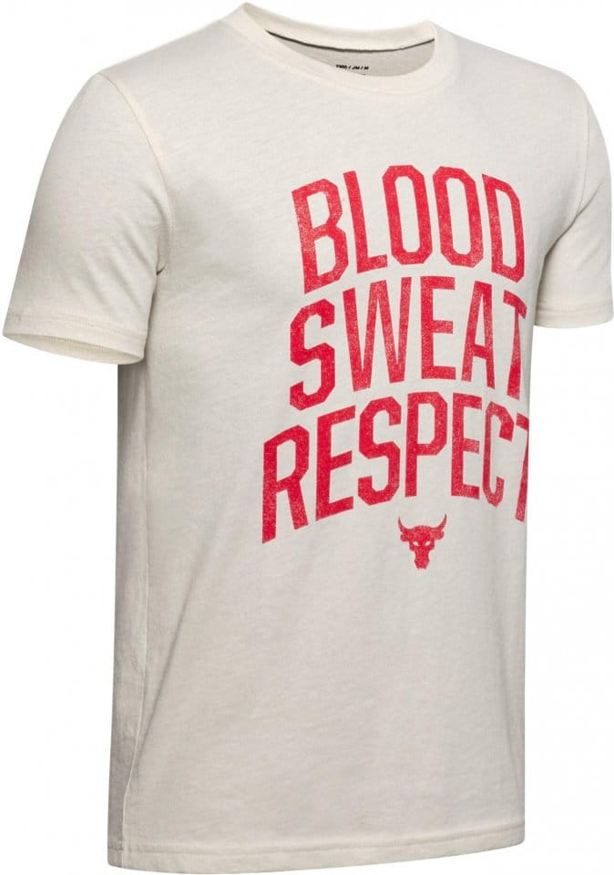 Camiseta Under Armour Project Rock Blood Sweat Respect SS
