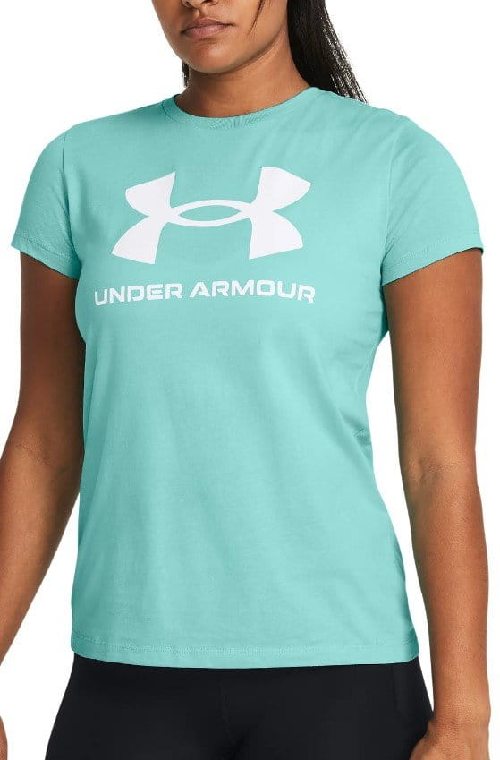 Camiseta Under Armour UA W SPORTSTYLE LOGO SS-GRN