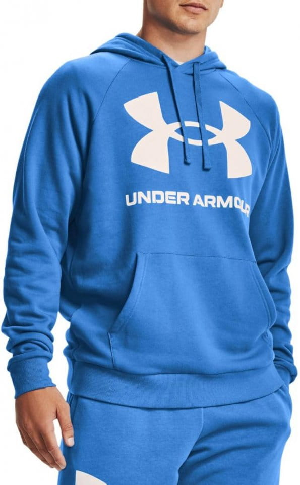 Sudadera con capucha Under Armour UA Rival Fleece Big Logo HD-BLU