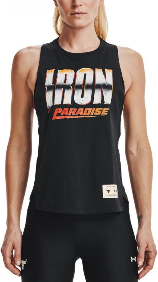 Camiseta sin mangas Under Armour UA Prjct Rock Iron Tank-BLK