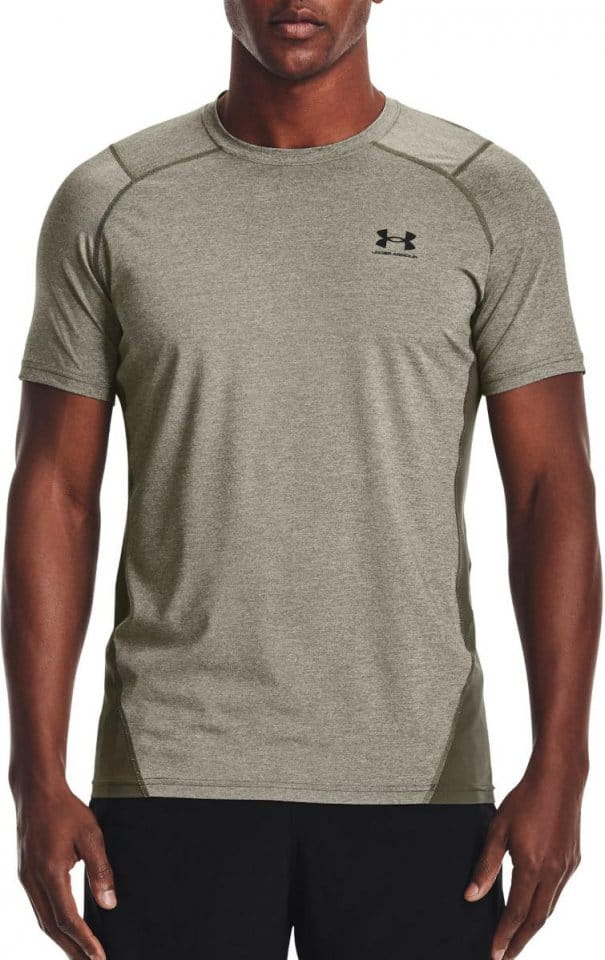 Camiseta Under UA HG Armour Fitted SS-GRN