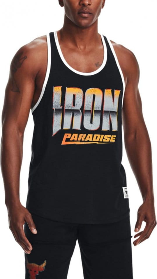 facil de manejar vertical índice Camiseta sin mangas Under Armour UA Project Rock Iron Tank-BLK -  Top4Fitness.es