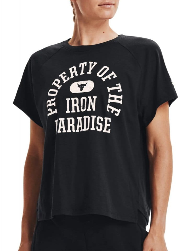 Camiseta Under Armour UA Prjct Rock Property Of SS-BLK
