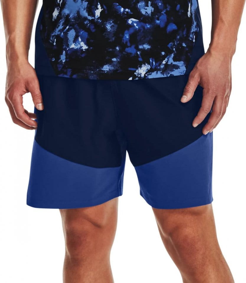 Pantalón corto Under Armour UA Knit Woven Hybrid Shorts-NVY