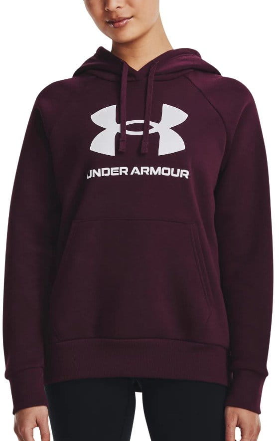 Sudadera con capucha Under Armour UA Rival Fleece Big Logo Hdy-MRN