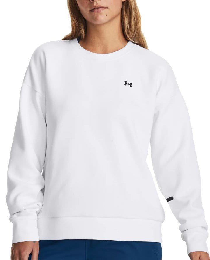 Sudadera Under Armour Unstoppable Flc Crew-WHT