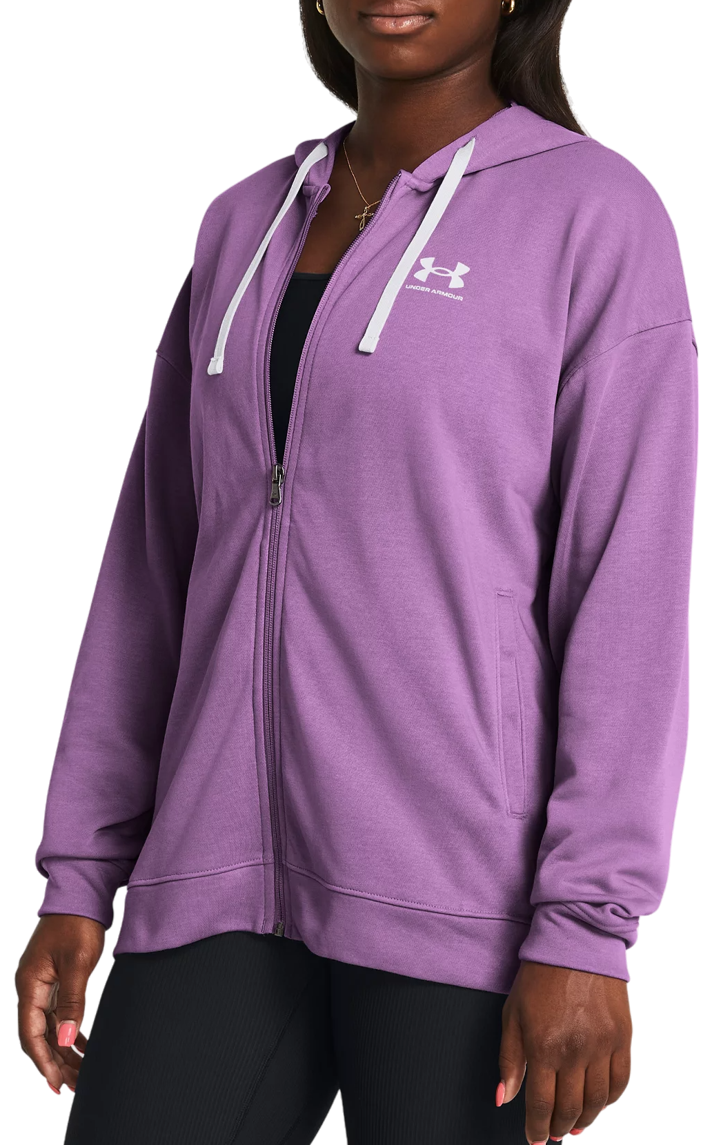 Sudadera con capucha Under Armour Rival Terry Oversized Full-Zip Hoodie