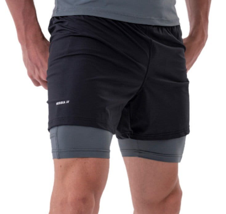 Pantalón corto Nebbia Double-Layer Shorts with Smart Pockets