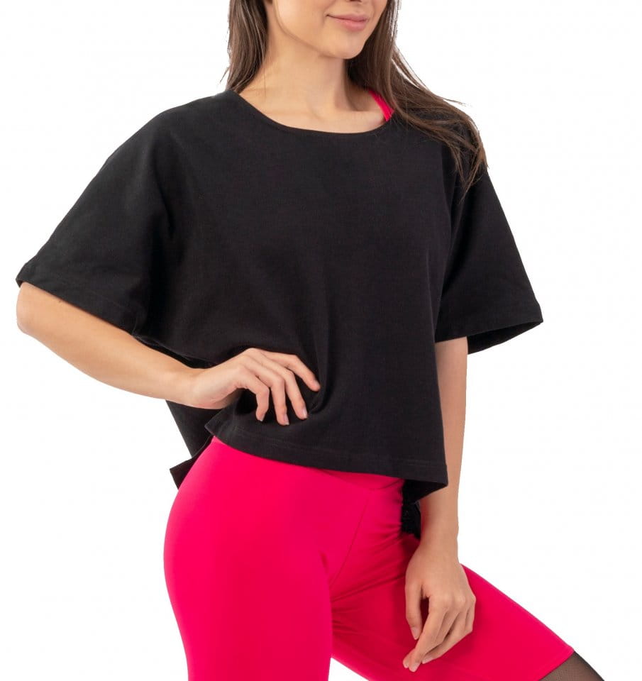Camiseta Nebbia Organic Cotton Loose Fit “The Minimalist” Crop Top