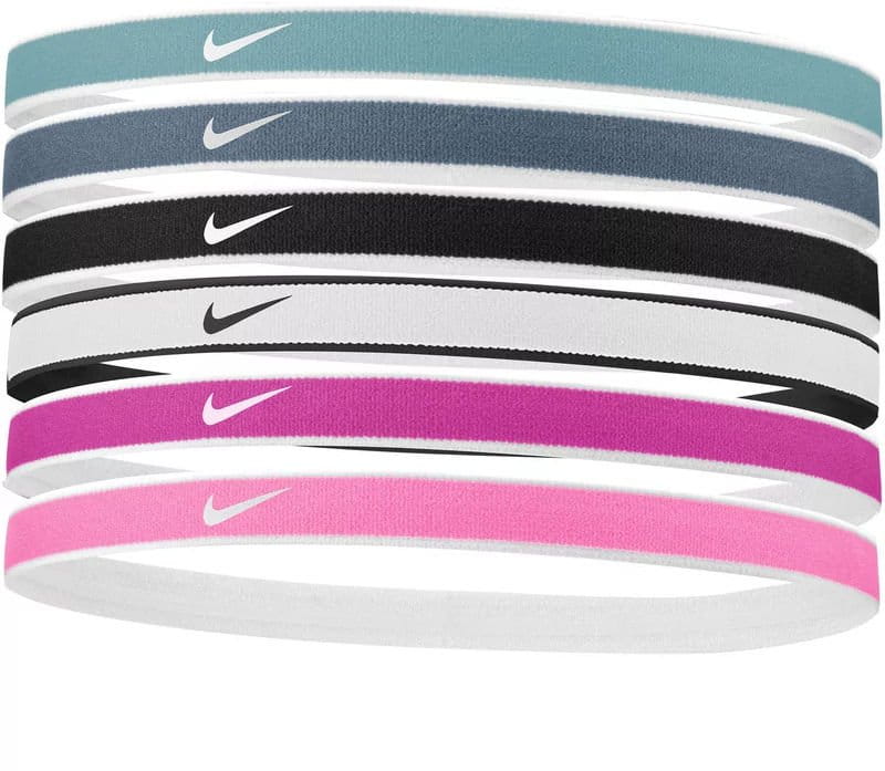 Cinta para la cabeza Nike Swoosh Sport Headbands 6 PK Tipped