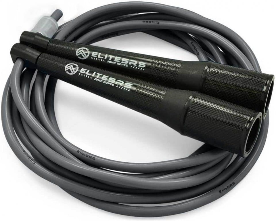Cuerda para saltar ELITE SRS Boxer 3.0 Jump Rope - 10ft Silver 5mm PVC cord