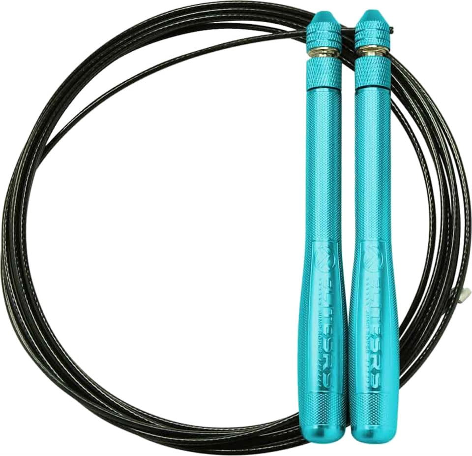 Cuerda para saltar ELITE SRS Bullet Comp Blue Handles - Black Cable