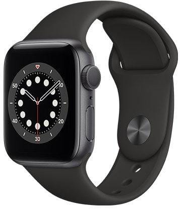 Reloj Apple Watch S6 GPS, 44mm Space Gray Aluminium Case with Black Sport Band - Regular