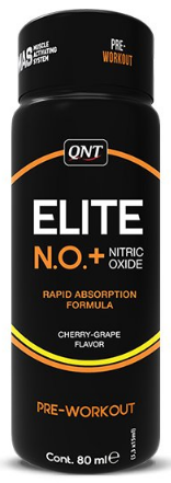 Estimulantes previos al entrenamiento QNT NO+ Elite (Pre-workout) 80 ml shot