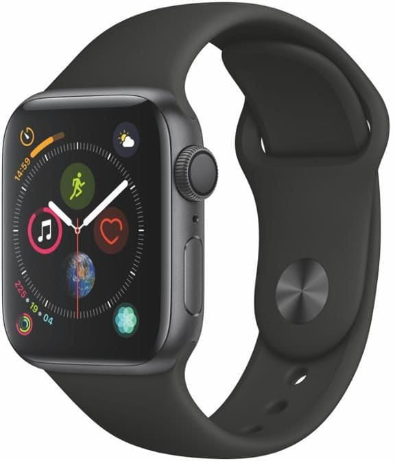 Reloj Apple Watch Series 4 GPS, 40mm Space Grey Aluminium Case with Black Sport Band