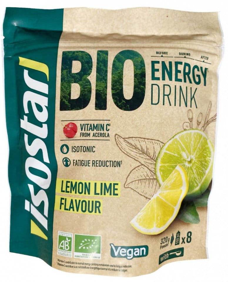 Bebida deportiva bio iónica en polvo Isostar HYDRATE & PERFORM 320g lima/limón